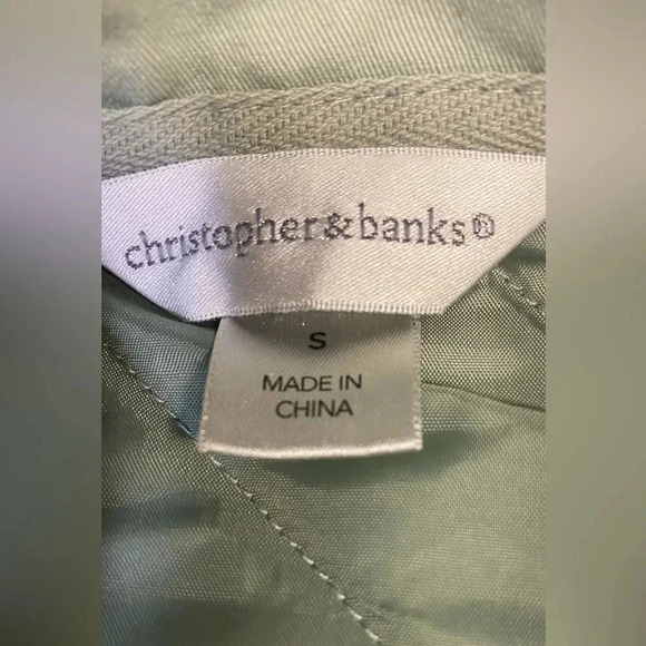 Christopher & Banks quilted button up vest women’s size S - Picture 11 of 12